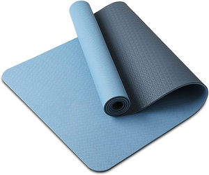 Yoga Mat Non Slip Natural Rubber Thick Yoga Mat Large Size Anti Tear Exercise Fitness Mat for Yoga Pilates Floor Workouts