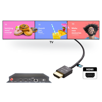 Android 11 RK3566 MINI Boîte de lecteur multimédia de signalisation numérique professionnelle avec CMS gratuit pour l'affichage du tableau de menu numérique du restaurant