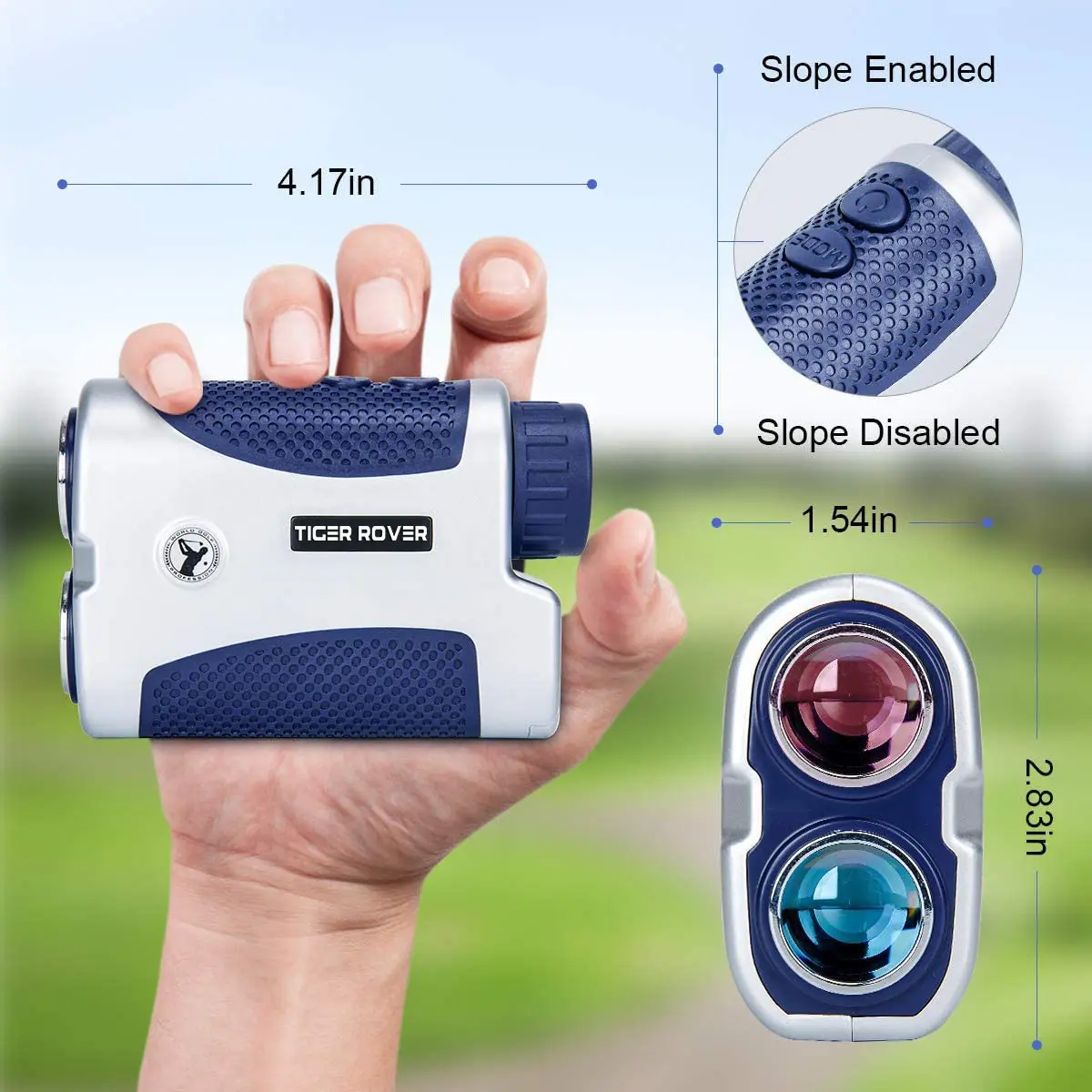 Golf GPS Watch Rangefinder Golf Flag Lock with Vibration