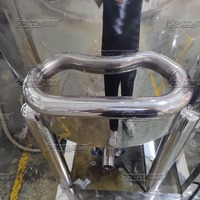 Homogénéisateur sous vide mobile Mélangeur liquide industrie cosmétique Équipement de production pour crème corporelle Fabrication cosmétique Mélange