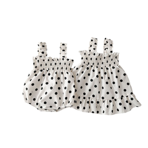 เสื้อผ้าพิมพ์ลายดอกไม้สำหรับเด็กแรกเกิดชุดเดรสแบบลำลองสำหรับเด็กผู้หญิงชุดเดรสแบบมีสายผูกแบบกระดุมเปิดปิดช่วงฤดูร้อน - Product Image 1