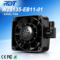 Ventilateur axial industriel AC pour armoire de refroidissement de variateur de fréquence (VFD) W2S135-EB11-01 230VAC 172mm à roulement à billes pour dissipation thermique des armoires