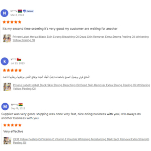 핫 세일 2024 2023 노란색 강한 필링 오일 피부 미백 각질 제거 흉터 제거 스트레치 마크 110ml MOOYAM 필링 오일 - Product Image 2