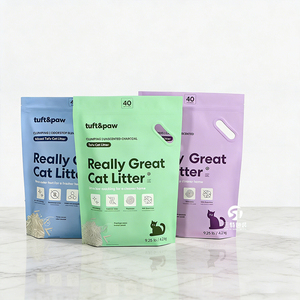 Stand Up Cat Litter <b>Bags</b> 6L 10L 20L | Heavy Duty Moisture Proof <b>Vacuum</b> Packaging with Side Handle - Product Image 4