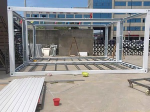 Dyce2 giá thấp Flat Top ngoài trời trắng tùy chỉnh thiết kế boxable mở rộng bán buôn nhà khung thép cấu trúc - Product Image 4