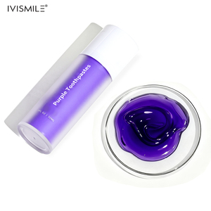 New Arrival Purple <strong>Colour</strong> <strong>Corrector</strong> Instant Teeth Whitening Non Peroxide Gentle Formula Whitening <strong>Toothpaste</strong> - Product Image 4