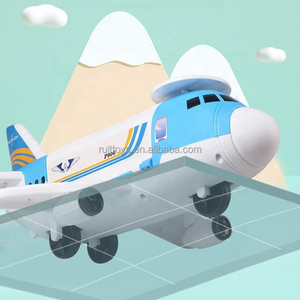 Jouets de <span class=keywords><strong>porte</strong></span>-avions de transport aérien inertiel, ensemble de jeu d'aéroport électrique avec super stockage - Product Image 4