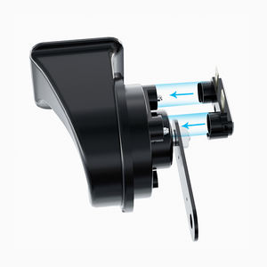 Pièces détachées automobiles Klaxon de voiture 12V Nouveau klaxon d'escargot électrique 110-130db avec conception de haut-parleur en aluminium à 2 voies pour voitures - Product Image 4