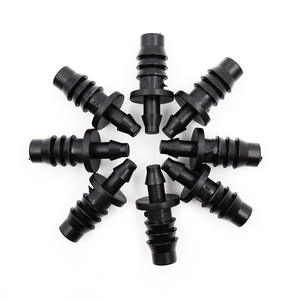 Adaptadores para Tuberías de Goteo 8/11 a 4/7, Conector Capilar de Plástico Negro para Sistemas de Riego - Product Image 1