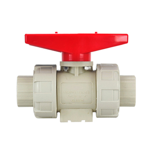 Vanne à boisseau sphérique manuelle double en PVC SONGO DN50 2 pouces à raccord rapide 2 voies - Product Image 3