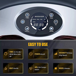 Intelligentes Timing Shiatsu Fuß <span class=keywords><strong>massage</strong></span> gerät mit rollender Heizung Luftdruck kneten fördert die Durchblutung Fuß <span class=keywords><strong>massage</strong></span> gerät - Product Image 3