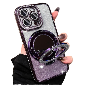 เคสโทรศัพท์ลายไม้แบบขายส่ง วัสดุ PC+หนัง  รับทำโลโก้  รองรับการชาร์จไร้สายแบบแม่เหล็ก สำหรับ iPhone 17 Pro Max 16 15 14 - Product Image 1