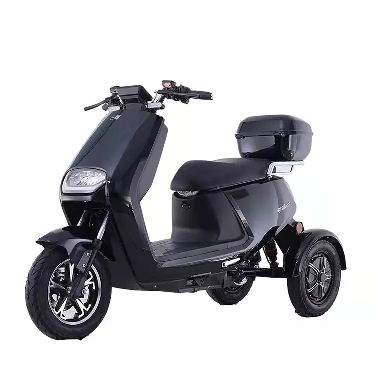 New Arrival Aluminum Alloy Wheel Hub Adult Electric Tricycle 3 Wheel Electric Tricycles Double Motors