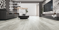 Hochwertiger Vinyl-LVT-Bodenbelag ohne Klebstoff, ohne Klicksystem, einfach zu verlegen, mit Holz- und Steinmustern, individuell anpassbar, für den Innenbereich.