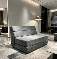 Canapé de salon moderne en velours chenille, ensemble de canapés compressés en éponge haute densité 30D, canapé de loisirs personnalisable pour petit appartement