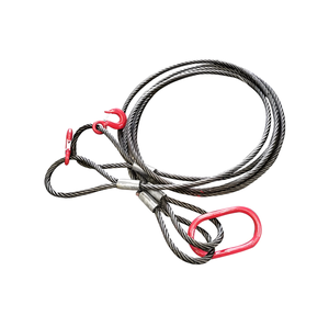 Mạ kẽm 32mm 42mm dây thép dây nâng Sling tay gian lận cáp treo với thimble mắt cho Cần cẩu - Product Image 5