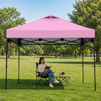 Tente de camping à double couche toutes saisons avec cadre en acier à montage rapide, parois latérales imperméables et résistantes au vent, piquets robustes et auvent pare-soleil.
