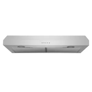 30-in Under-cabinet Range Hood 300-CFM | Ducted/ Ductless Convertible Top/ Rear Duct Slim Electric Stainless Steel Hood Equinox