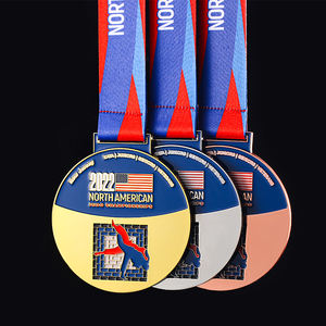 Médailles de judo en métal nord-américain bon marché, logo personnalisé émail doux or argent cuivre <span class=keywords><strong>2022</strong></span> - Product Image 6