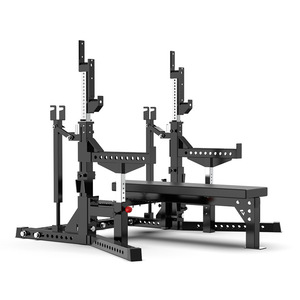 Estación de press de banca Aniczon Powerlifting Rack, equipo de gimnasio de acero para entrenamiento de fuerza - Product Image 2
