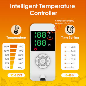 YONGLI Verbesserte Faltbare Gärbox für Brot mit 50-113 ℉   Temperaturkontrolle & 48-Stunden-Timer Brot-Wärmebox mit Metallgestell Teig-Gärbox - Product Image 2