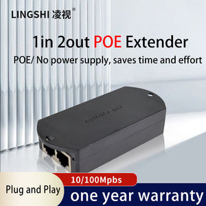 热卖室内POE扩展器200米传输距离，带100Mbps端口有效2端口，用于IP摄像机POE - Product Image 3