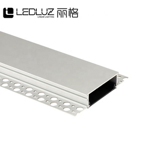 Profilé en plâtre LED Diffuseur noir Mur Plafond Cloison sèche Aluminium Profilé LED Canal Lumière LED pour plafond - Product Image 4