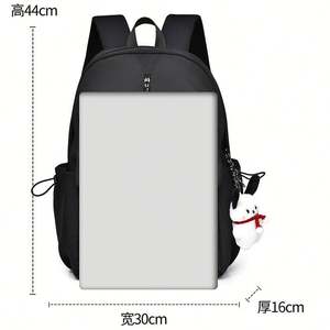 Modern Korean Couple Unisex Backpack Oxford Lightweight School Travel Bag Zipper Closure Portable 20-37L Capacity Sports Pattern - Product Image 2