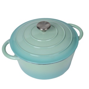 Casserole ronde classique en <span class=keywords><strong>fonte</strong></span> <span class=keywords><strong>émaillée</strong></span> antiadhésive - Product Image 5