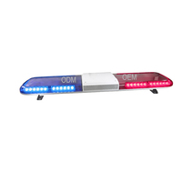 Sirène étanche DC12V 24V avec haut-parleur, barre lumineuse d'avertissement LED rouge, bleue et verte pour ambulance