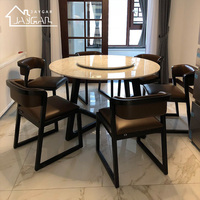 Calacita — ensemble de table et chaises de salle à manger, 4 places, en marbre, design moderne, populaire, modèle