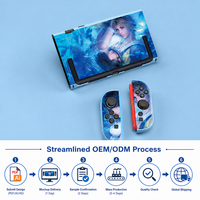 Faible MOQ, personnalisation, design sur le thème des dessins animés, coque de protection rigide en plastique pour console de jeu Nintendo Switch 2