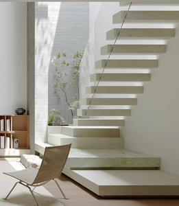 Villa semplice scala corrimano Custom nascosto chiglia <span class=keywords><strong>in</strong></span> acciaio di <span class=keywords><strong>vetro</strong></span> <span class=keywords><strong>in</strong></span> legno massiccio acciaio scala diritta galleggiante - Product Image 4