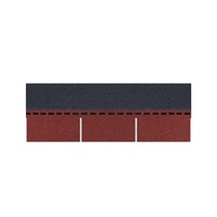 Vente en gros de tuiles d'asphalte rouges monocouche personnalisées en provenance de Chine Bardeaux de toiture simples imperméables pour l'Ouganda et l'Éthiopie Prix bas
