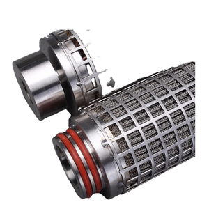 10um 10'' Stainless Steel <strong>Mesh</strong> Pleated Filter Cartridge for Various Organic Solvents, Acids and Alkalis in Chemical Industry - Product Image 1