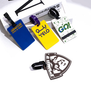 Sac en caoutchouc de silicone souple étiquettes de <span class=keywords><strong>bagage</strong></span> en PVC pour <span class=keywords><strong>avion</strong></span> étiquette d'identification de valise personnalisée - Product Image 3