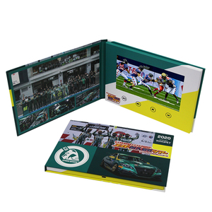 Biglietto d'Auguri Video con Schermo LCD a Colori, Libro Video Personalizzabile per Promozioni, Matrimoni e Anniversari, Brochure Video con Copertina Rigida da 7 Pollici - Product Image 1