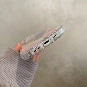 ลดกระหน่ำเคสกระจกลายดอกไม้น่ารักหวานแหวววเคสโทรศัพท์สำหรับ iPhone 16 14 13 11 15 PRO MAX เคสด้านหลังกันกระแทกแบบแข็ง