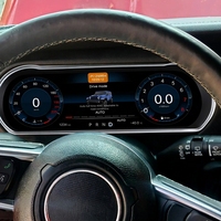 Afficheur numérique LCD 12,3 pouces pour Jeep Wrangler 2018-2023, cockpit virtuel, compteur kilométrique, compteur de vitesse, tableau de bord, CarPlay