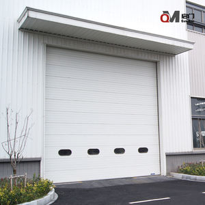 औद्योगिक स्वचालित अनुभागीय स्टील दरवाजा तैयार सतह ओवरहेड लिफ्टिंग कारखानों के लिए रोल-अप दरवाजा - Product Image 2