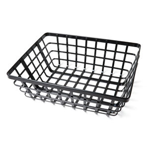 Organisateur de rangement en métal de bureau, panier en fil rectangulaire multifonction, panier de rangement en fer pour la maison, panier d'égouttage pour aliments - Product Image 6