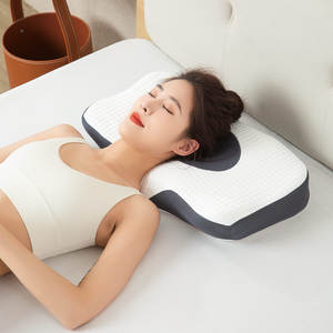 Bewalker bantal leher ortopedi ergonomis, pelindung leher tengkuk dapat dilepas busa memori pendingin tidur dalam nyeri leher - Product Image 5