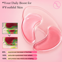 Masque pour les yeux en hydrogel FATAZEN à l'extrait de collagène et de caféine, 60 patchs pour les yeux, hydratant, anti-rides, anti-cernes, pour tous types de peau