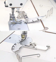 Accessoire de machine à coudre plat 4-en-1 : Cylindre de tirage de corde pour couture de corde intégrée, idéal pour housses de couette et taies d'oreiller