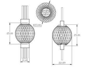 Guirlandes lumineuses à billes miniatures adressables à 360 degrés, 25 mm, UCS1903 WS2811 RGB SMD3535, DC12V, IP67, pour la décoration extérieure des fêtes - Product Image 6