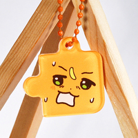 Porte-clés Anime Mignon en Acrylique, Impression UV Personnalisée, Porte-clés en Acrylique Noir, Fabricant de Logos