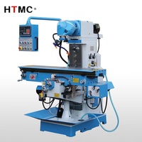 Machine de fraisage manuelle verticale universelle à 3 axes HTMC Heavy Duty XL6436 avec protection CE et garantie d'un an