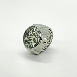 Orologio ad Anello di Lusso con Motivo Leopardato, Placcato in Oro, al Quarzo, con Cinturino Elastico in Acciaio Inossidabile, Regalo di Nozze per Donne e Uomini - Product Image 6