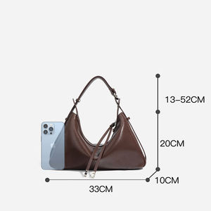 Sacs fourre-tout de luxe en cuir de vachette souple pour femmes, sacs à main tendance pour femmes, sacs bandoulière pour dames, sacs à main de créateur à la mode - Product Image 3