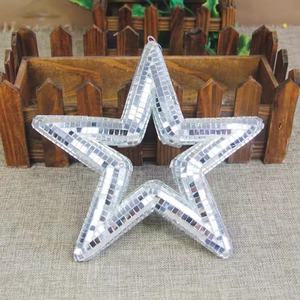 Boule à miroir gonflable en forme d'étoile, boule <span class=keywords><strong>disco</strong></span>, couleur argent, décoration de fête, vente en gros, nouvelle mode - Product Image 6